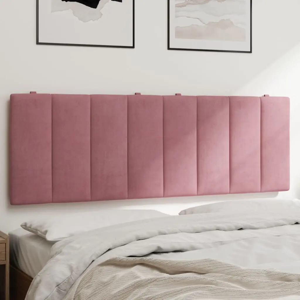 Cuscino Testiera Rosa 120 cm in Velluto