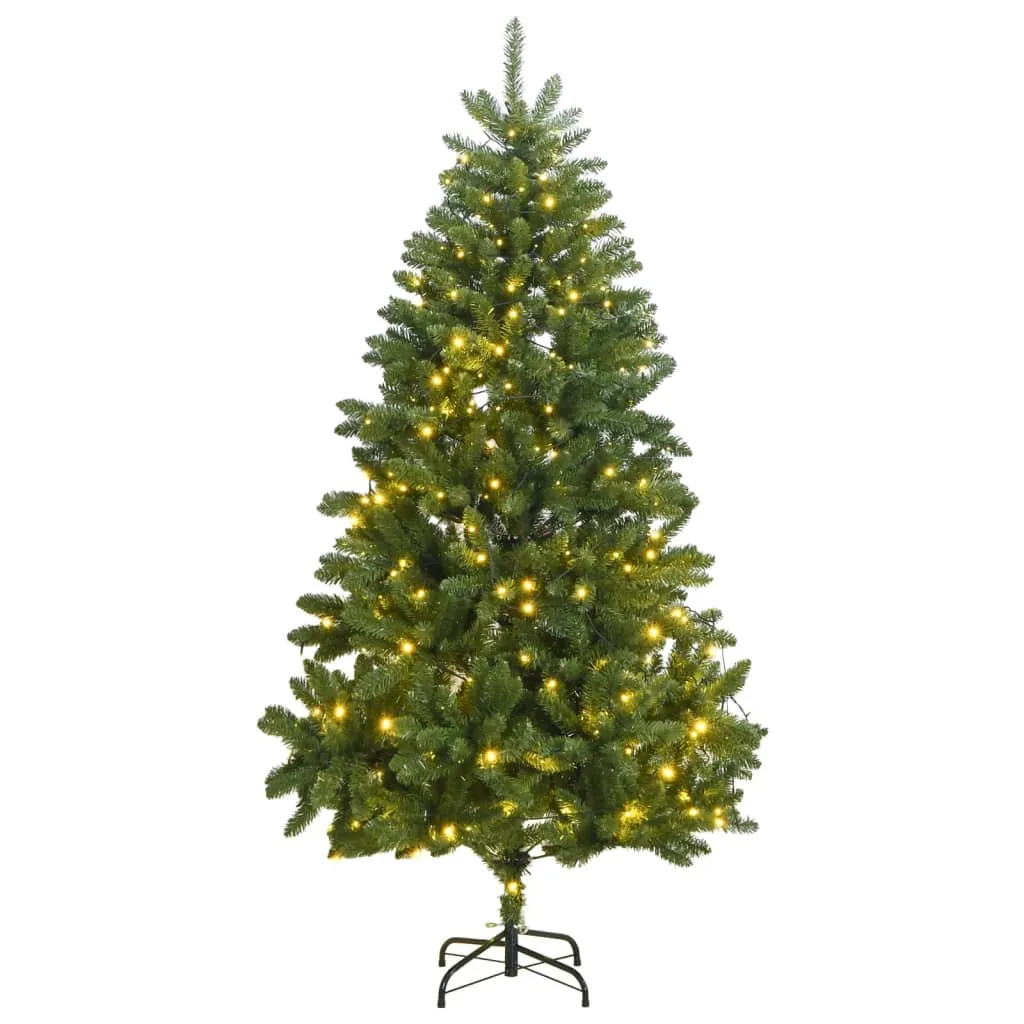 vidaXL Albero di Natale Artificiale Incernierato con 300 LED 270 cm