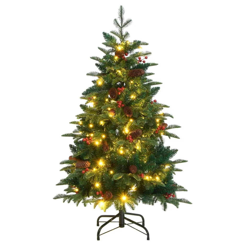 vidaXL Albero Natale Incernierato con 150 LED 120 cm