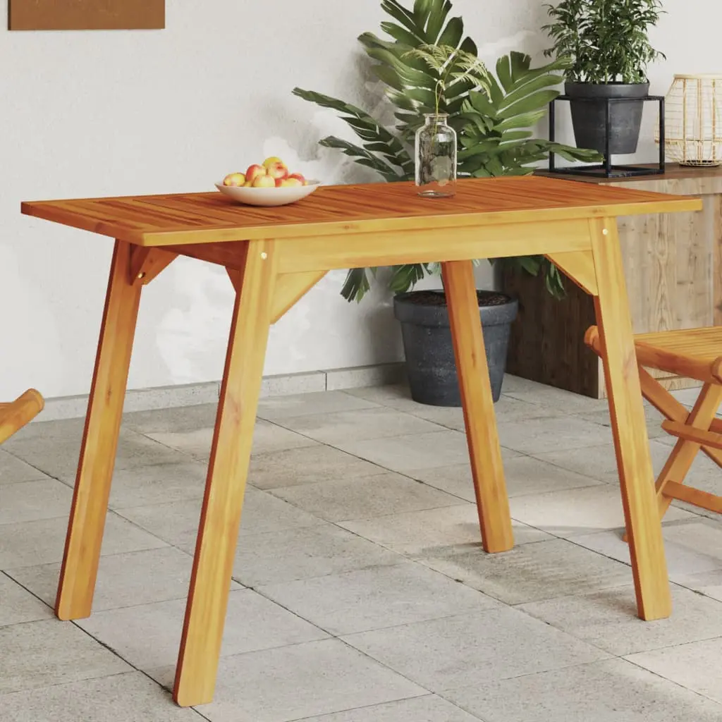 Tavolo da Pranzo da Giardino 110x56x75 cm Legno Massello Acacia