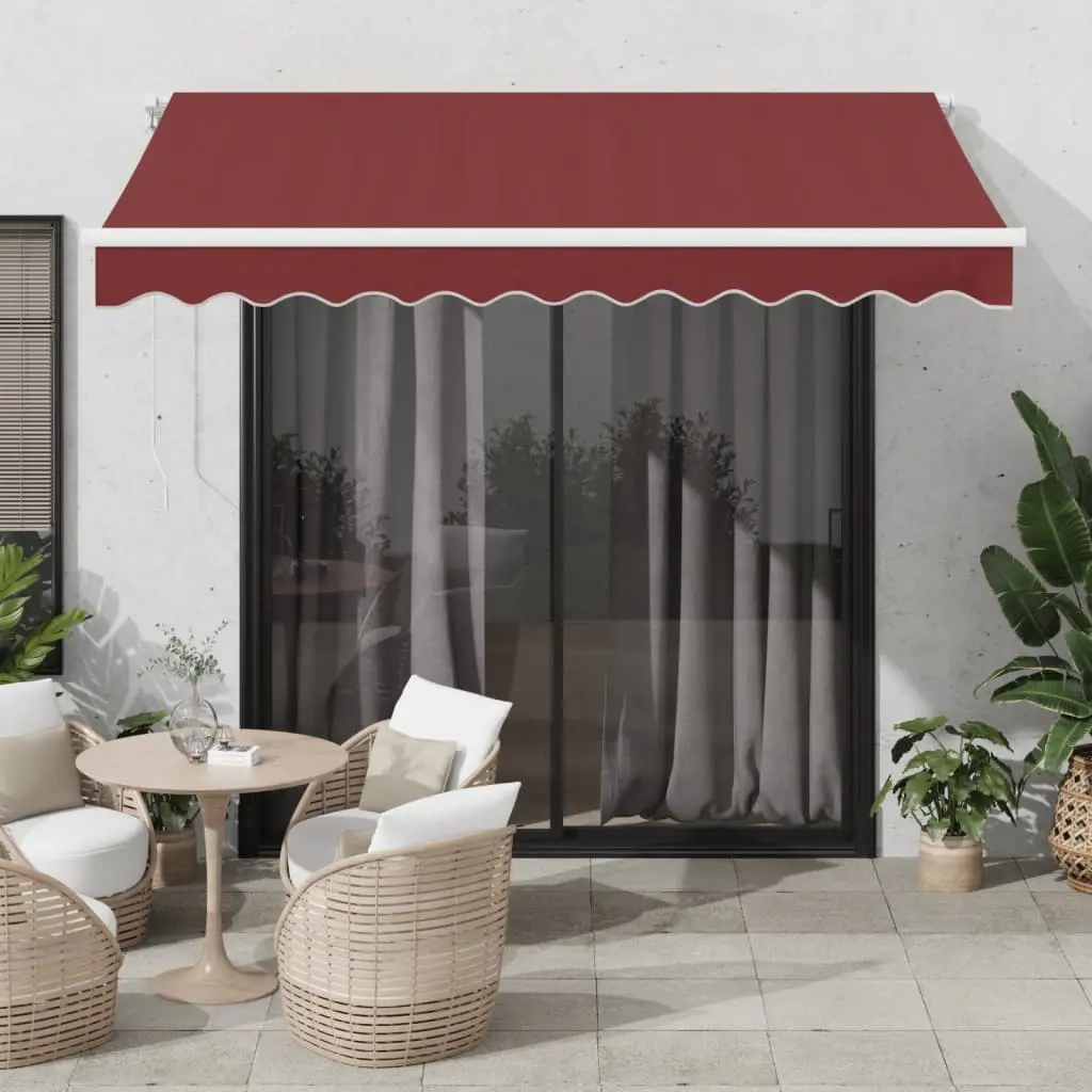 Tenda da Sole Retrattile Automatica Bordò 300x250 cm