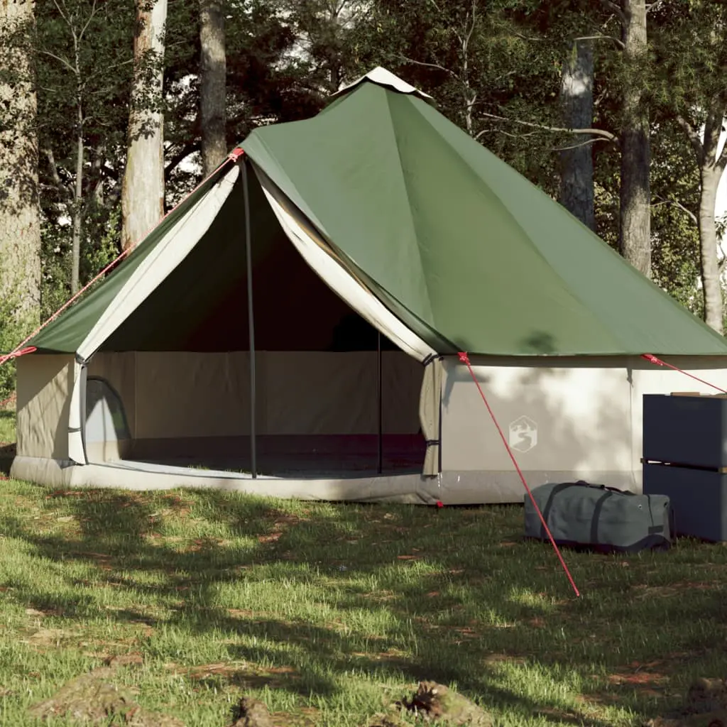 Tenda Familiare Tipi per 6 Persone Verde Impermeabile