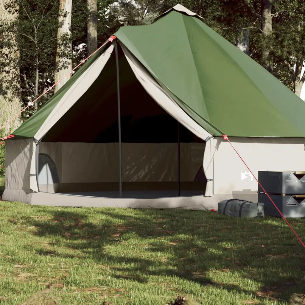 Tenda Familiare Tipi per 8 Persone Verde Impermeabile