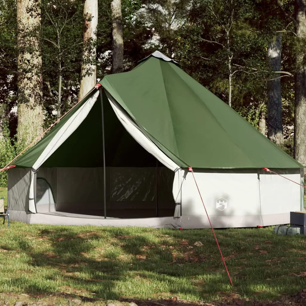 Tenda Familiare Tipi per 8 Persone Verde Impermeabile