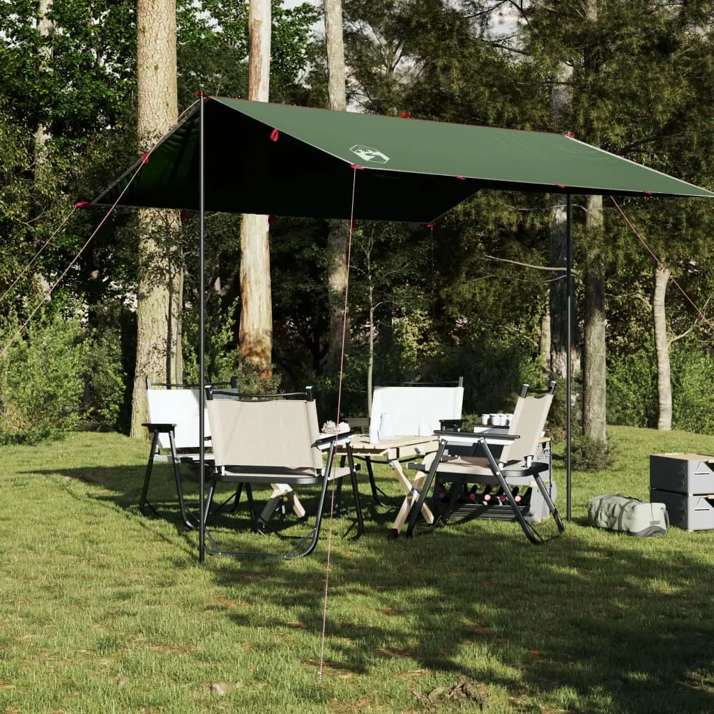 Telone da Campeggio Verde 300x294 cm Impermeabile