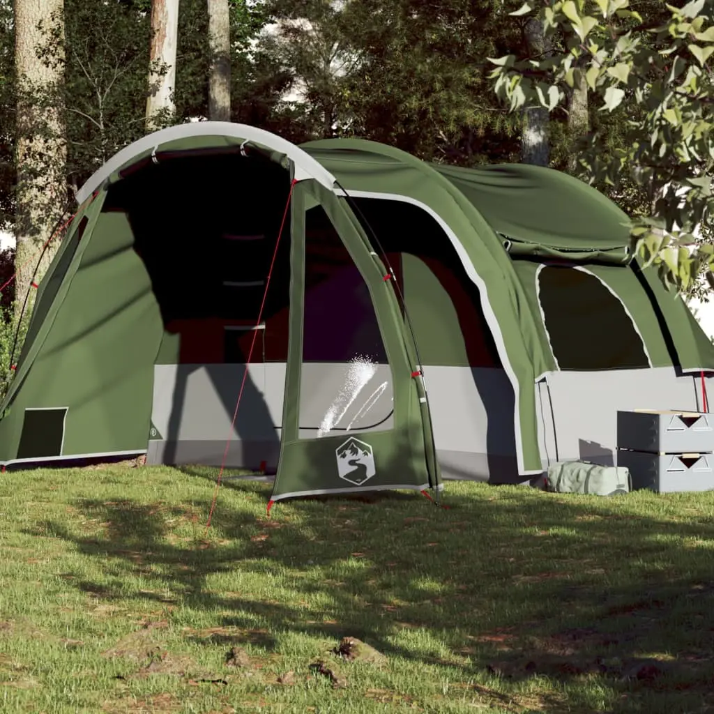 Tenda Familiare per 6 Persone Verde Impermeabile