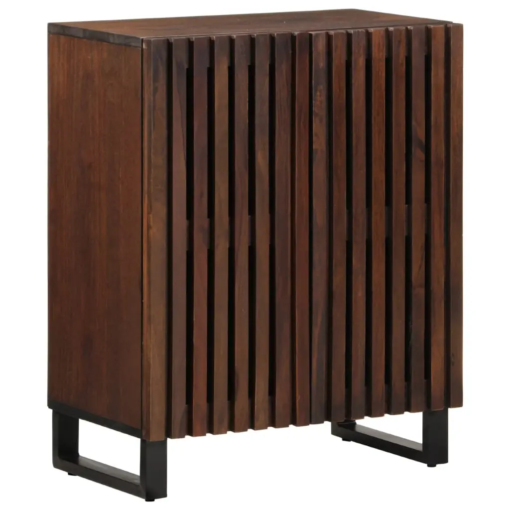 Credenza Marrone 60x34x75 cm in Legno Massello di Mango