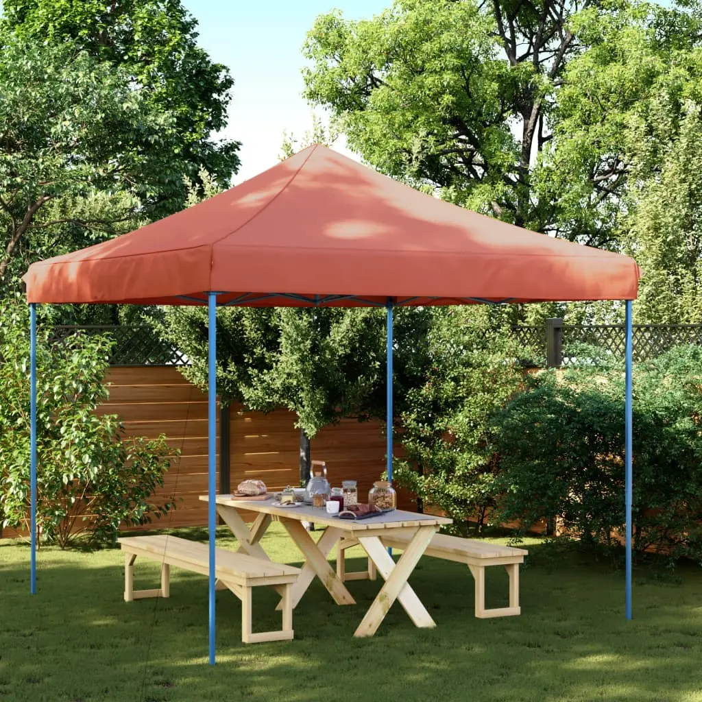 Tenda da Festa Pieghevole Pop-Up Terracotta 292x292x315 cm