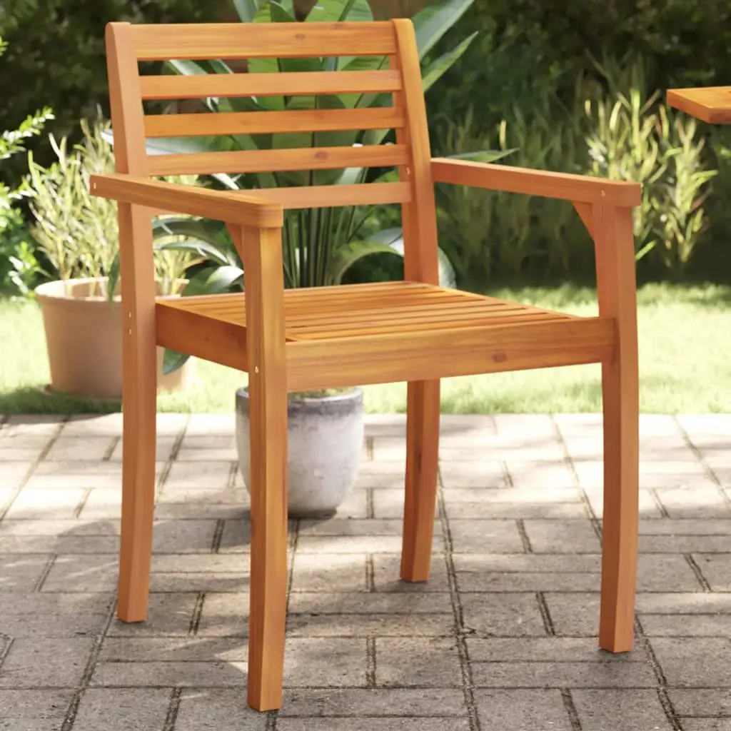 Sedie da Giardino 8 pz 59x55x85 cm Legno Massello di Acacia