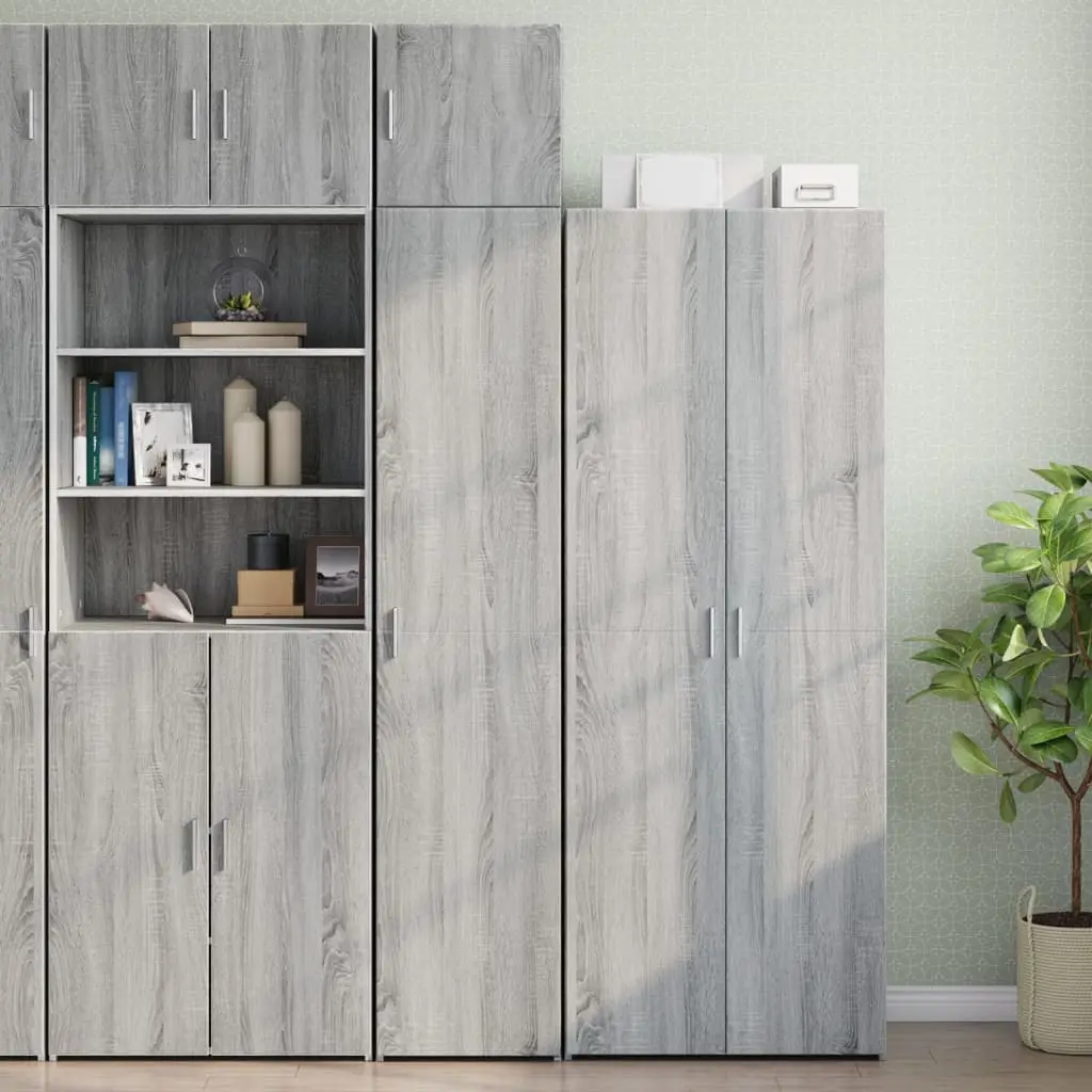 Mobile Sottile Grigio Sonoma 40x42,5x225 cm in Truciolato