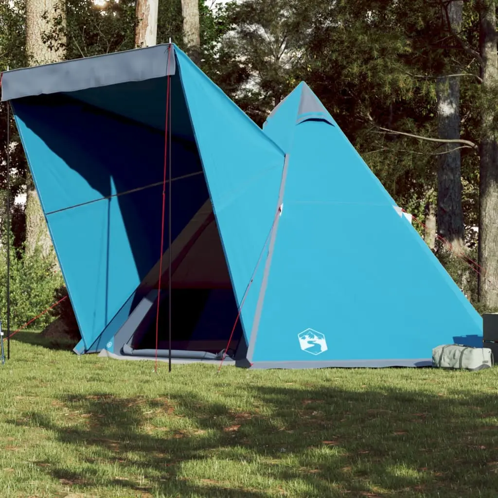 Tenda Familiare Tipi per 6 Persone Blu Impermeabile