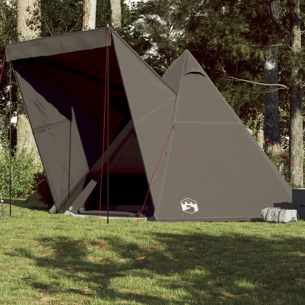 Tenda Familiare Tipi per 6 Persone Marrone Impermeabile