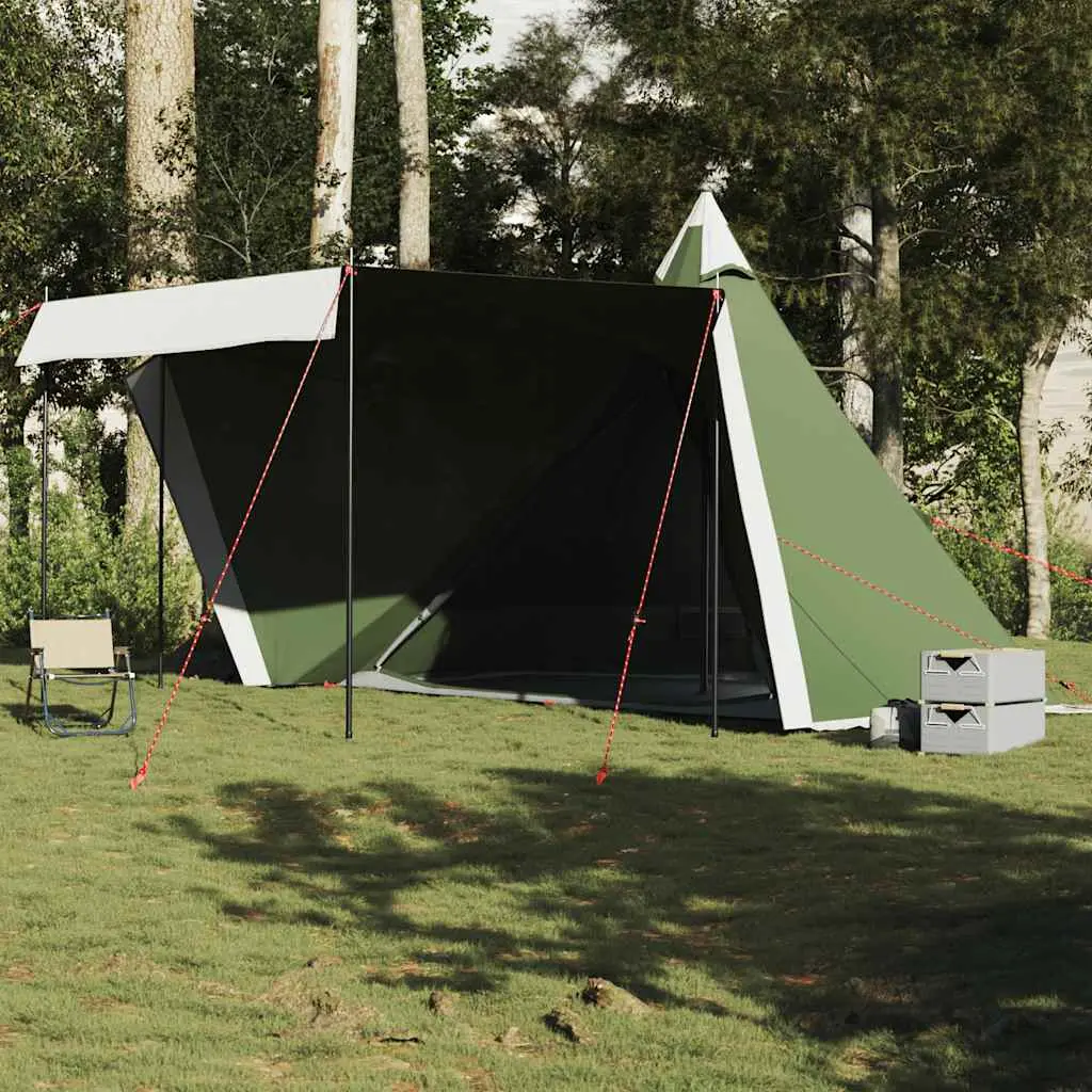 Tenda Familiare Tipi per 6 Persone Verde Impermeabile