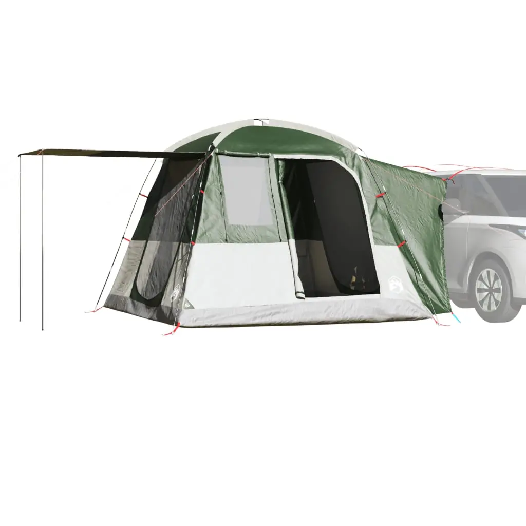 Tenda da Campeggio per Auto per 4 Persone Verde Impermeabile