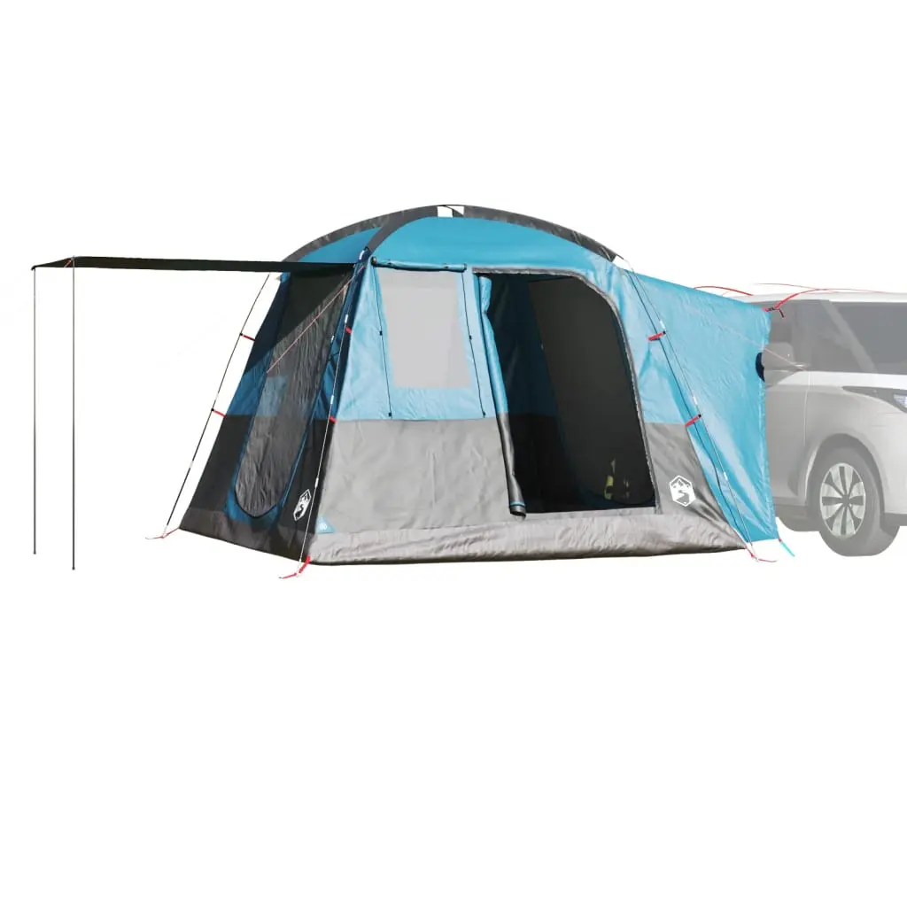 Tenda da Campeggio da Auto per 4 Persone Blu Impermeabile