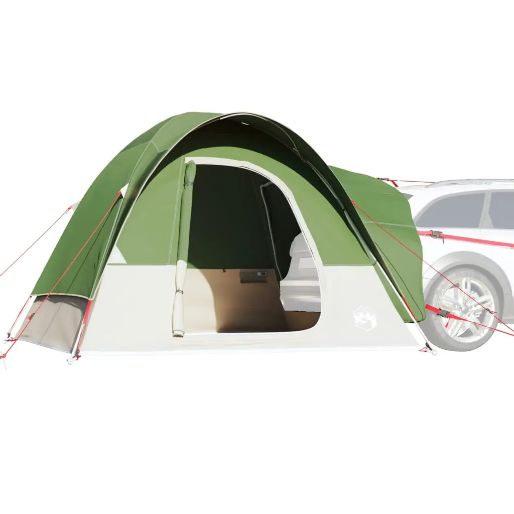 Tenda da Campeggio per Auto per 4 Persone Verde Impermeabile