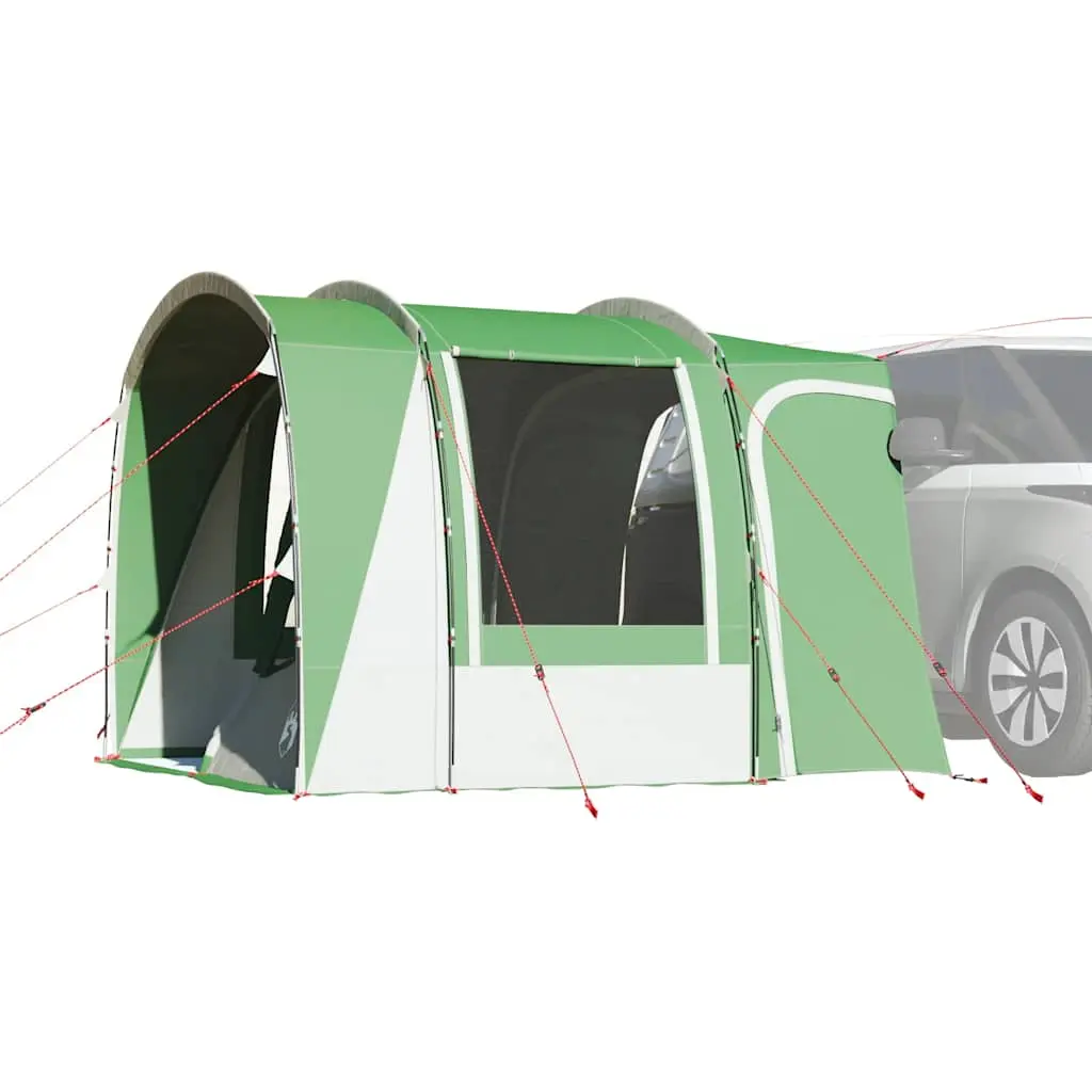 Tenda da Campeggio per Auto per 4 Persone Verde Impermeabile