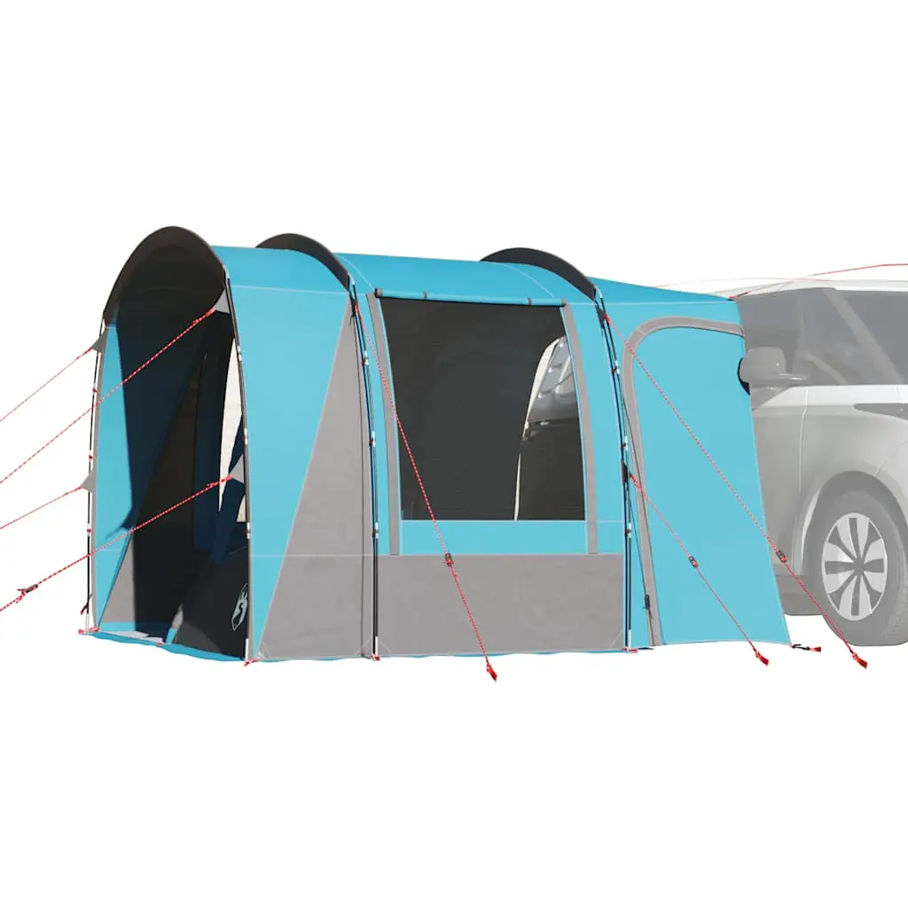 Tenda da Campeggio da Auto per 4 Persone Blu Impermeabile