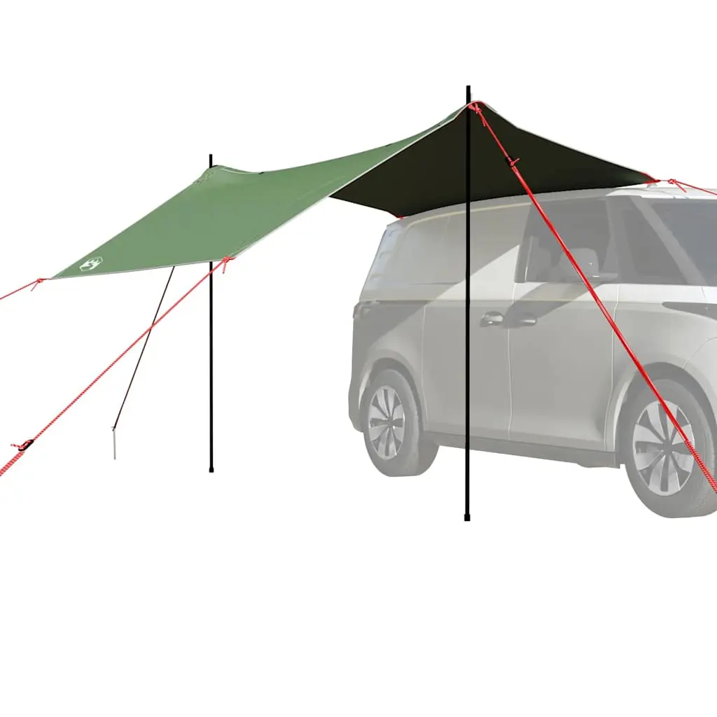 Tenda da Campeggio per Auto Verde Impermeabile