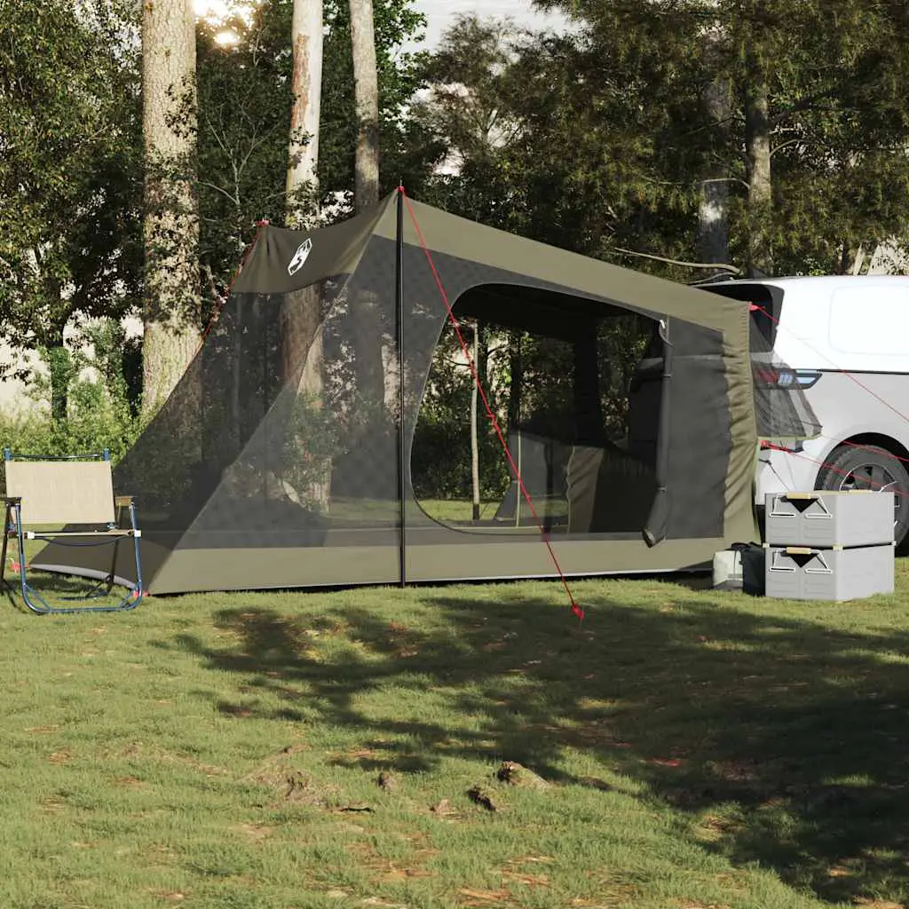 Tenda per Auto per 2 Persone Verde Oliva Impermeabile