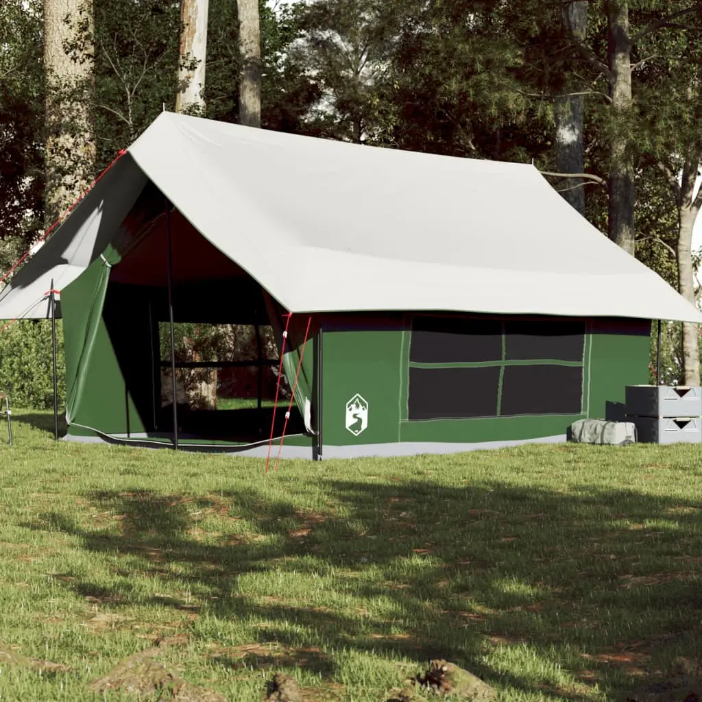 Tenda da Campeggio per 5 Persone Verde Impermeabile