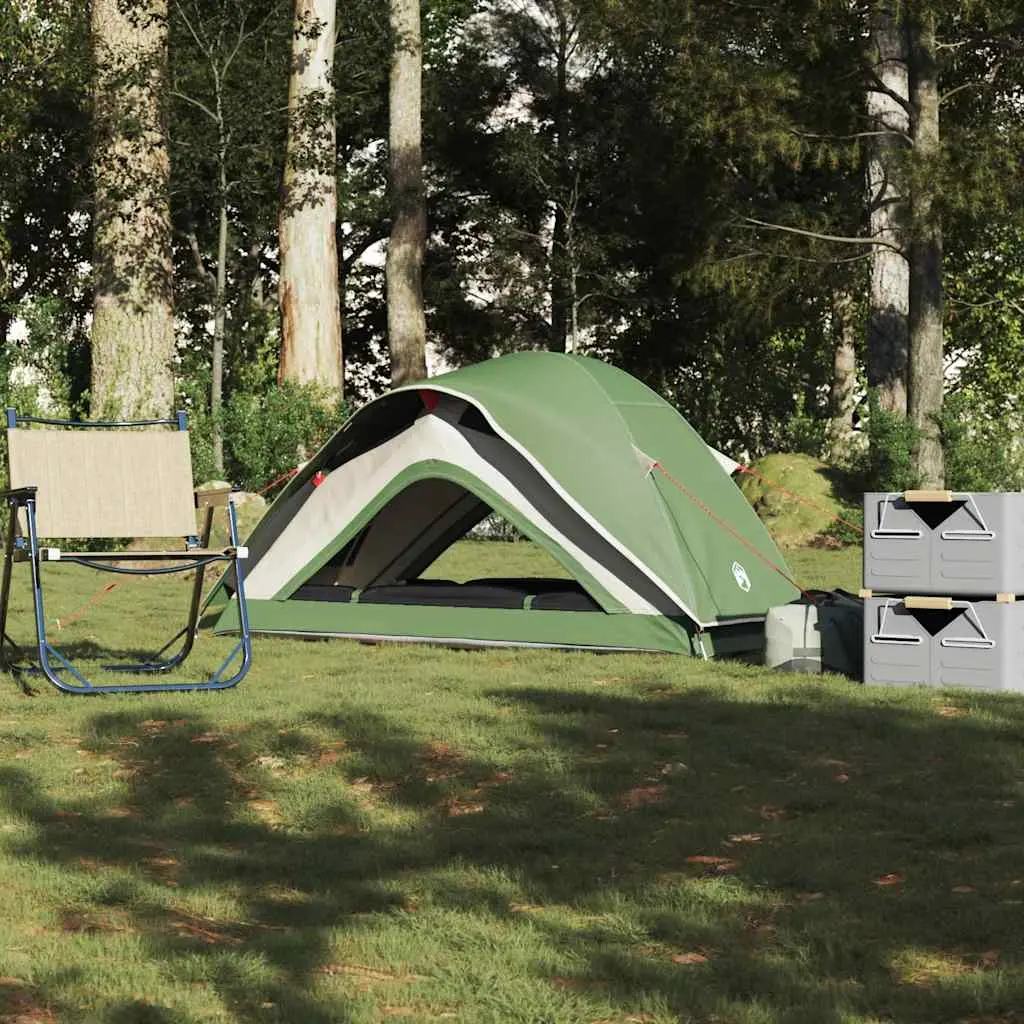 Tenda da Campeggio per 1 Persona Verde Impermeabile