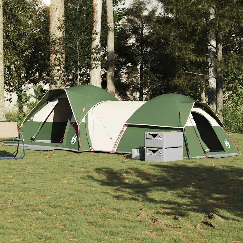 Tenda da Campeggio per 5 Persone Verde Impermeabile