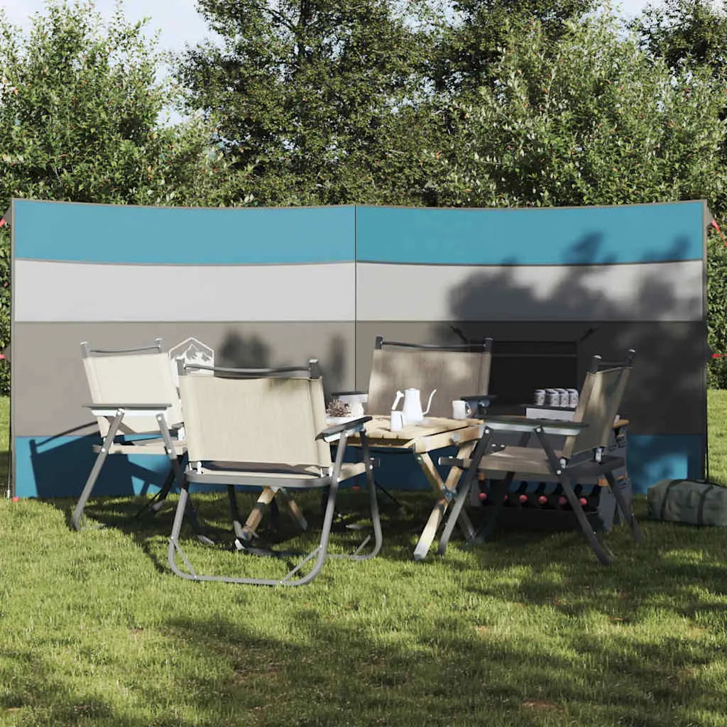 Frangivento da Campeggio Blu 340x130 cm Impermeabile