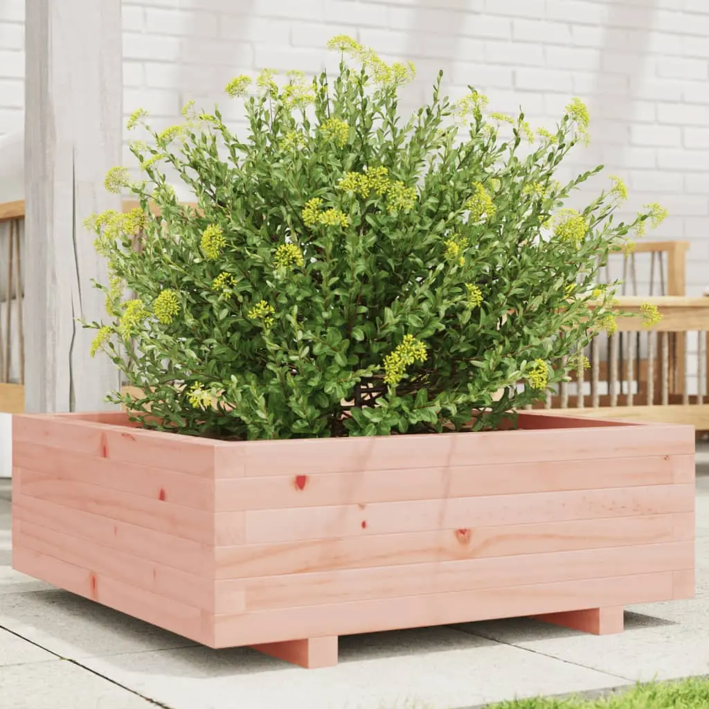 Fioriera da Giardino 70x70x26,5 cm in Legno Massello di Douglas