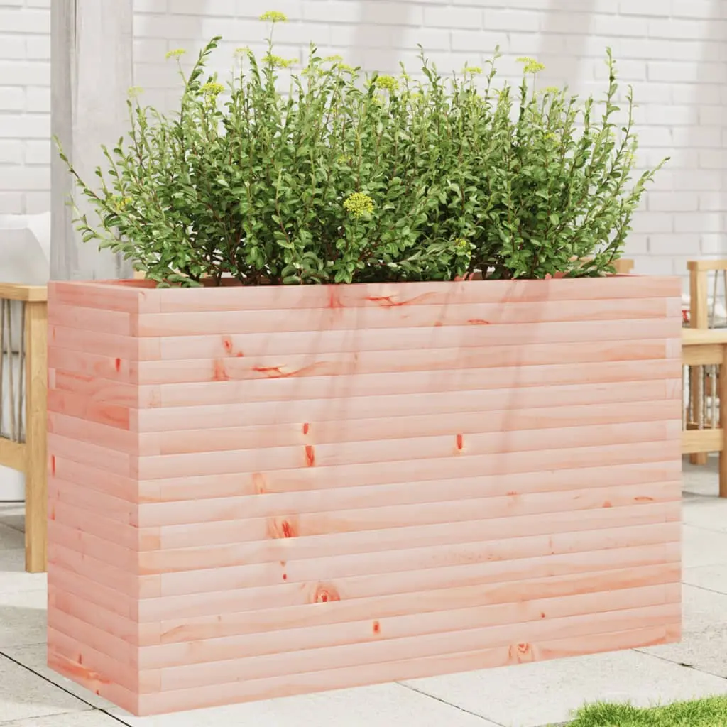 Fioriera da Giardino 110x40x68,5cm in Legno Massello di Douglas