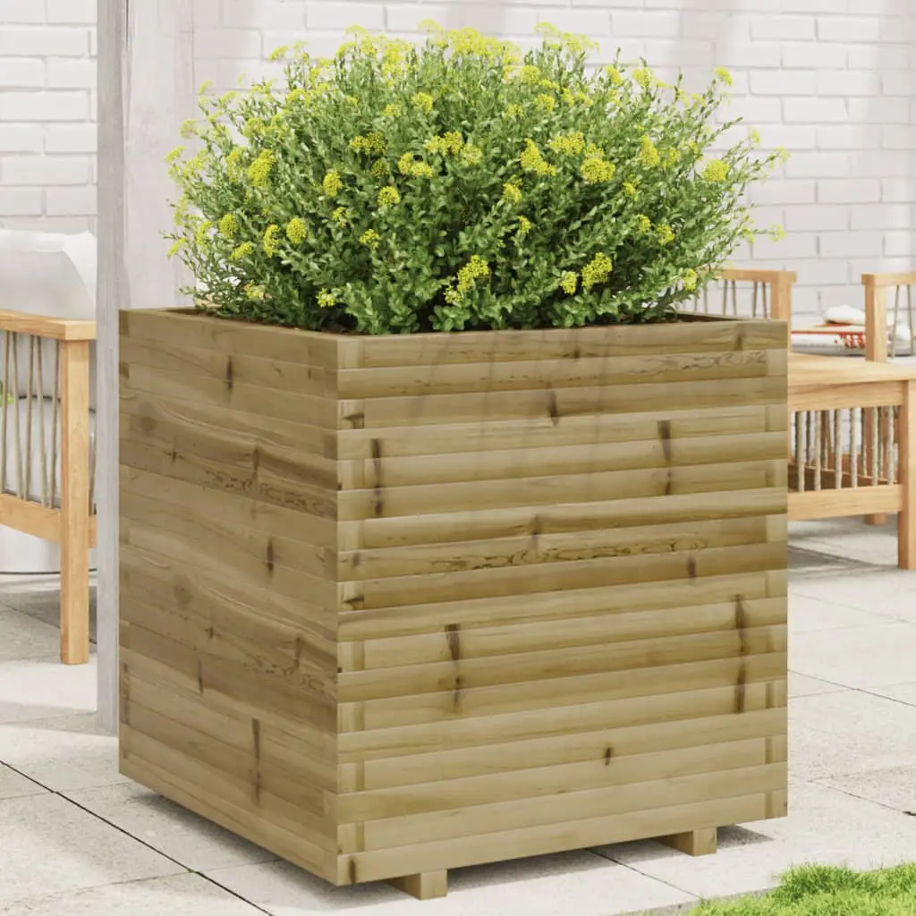 Fioriera da Giardino 70x70x72,5 cm in Legno di Pino Impregnato