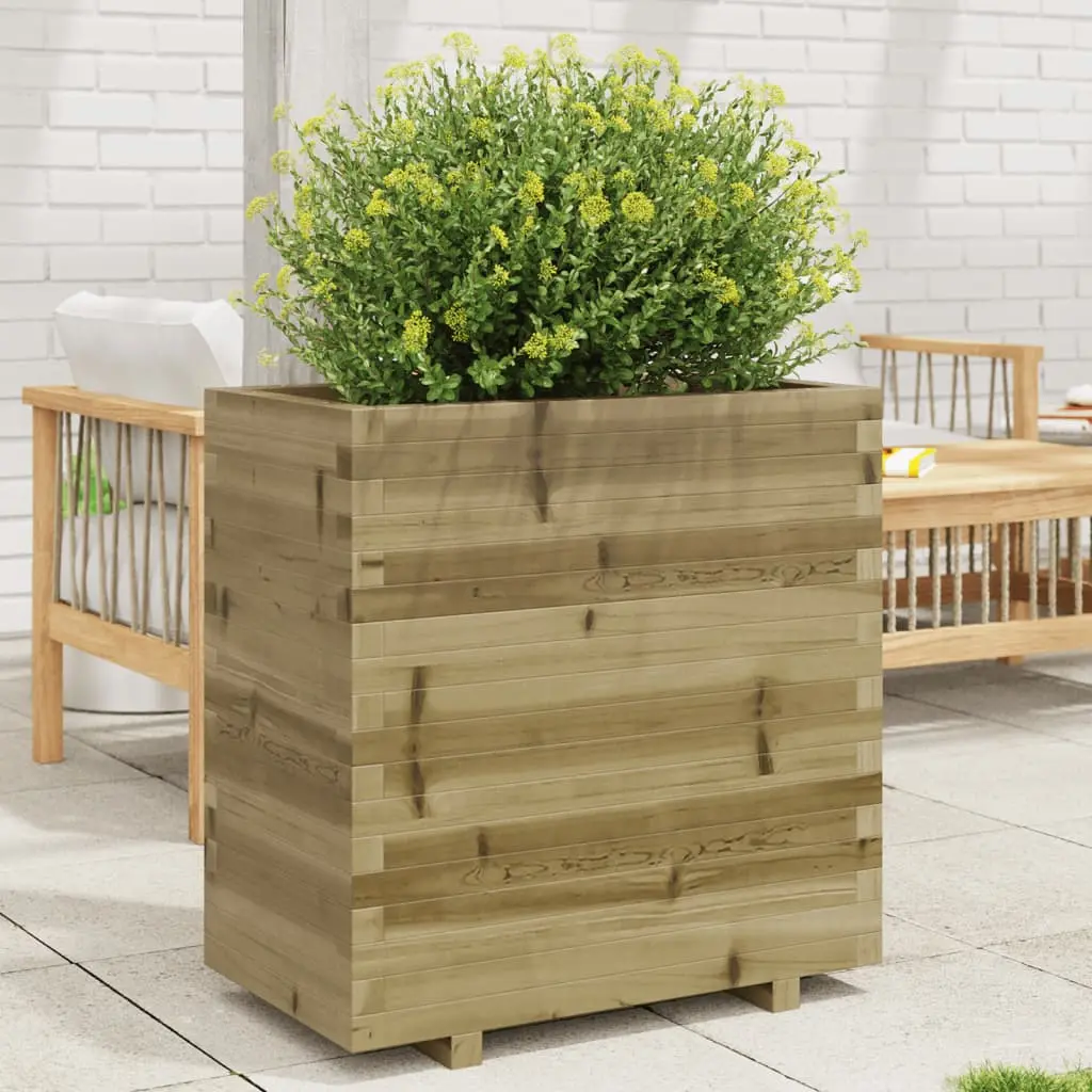 Fioriera da Giardino 70x40x72,5 cm in Legno di Pino Impregnato