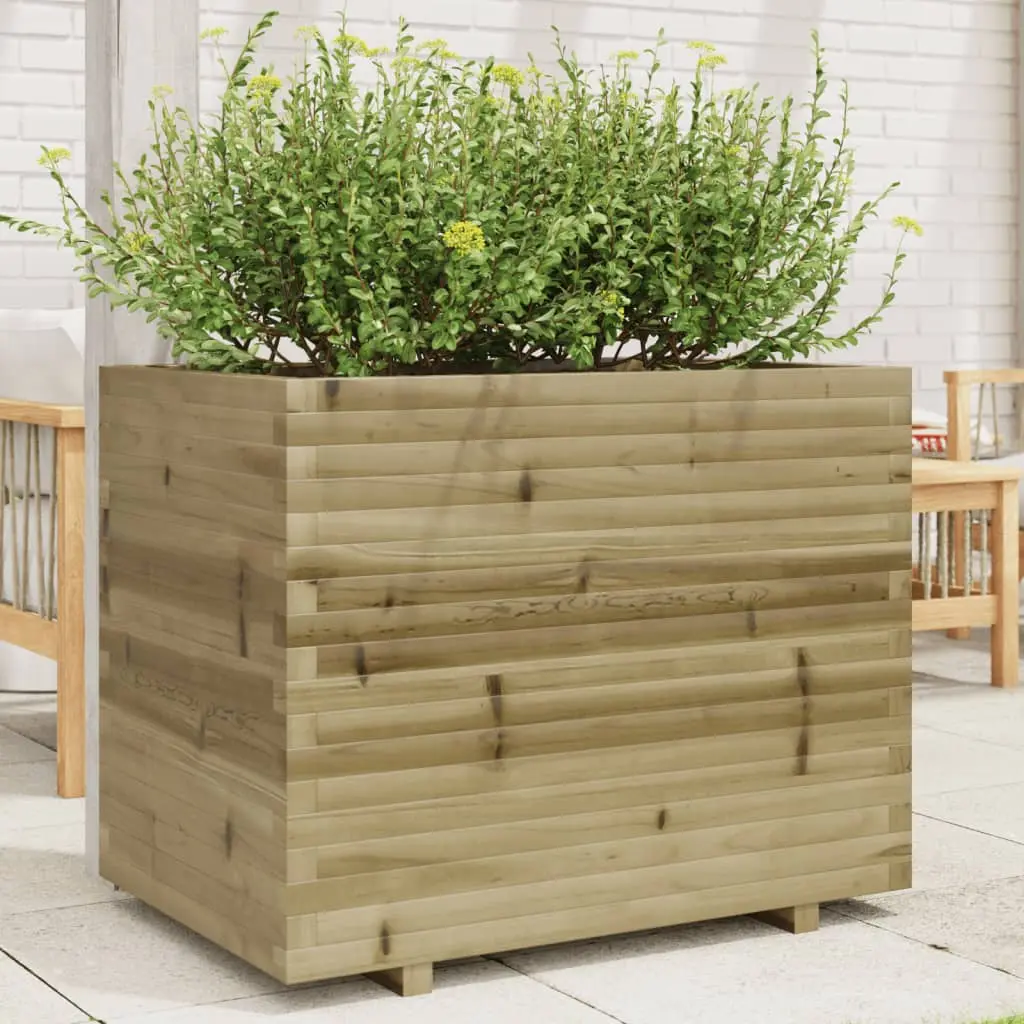 Fioriera da Giardino 90x60x72,5 cm in Legno di Pino Impregnato