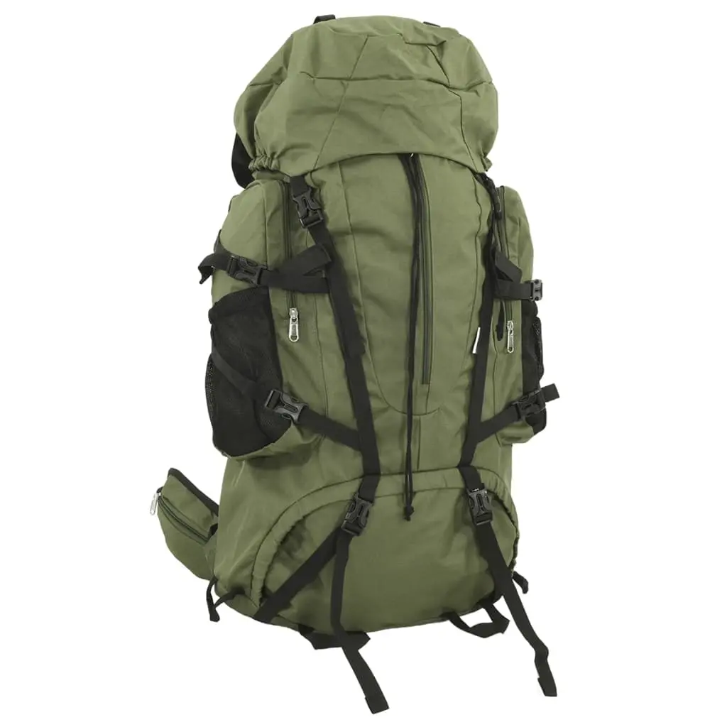 Zaino da Trekking Verde Militare 60 L in Tessuto Oxford