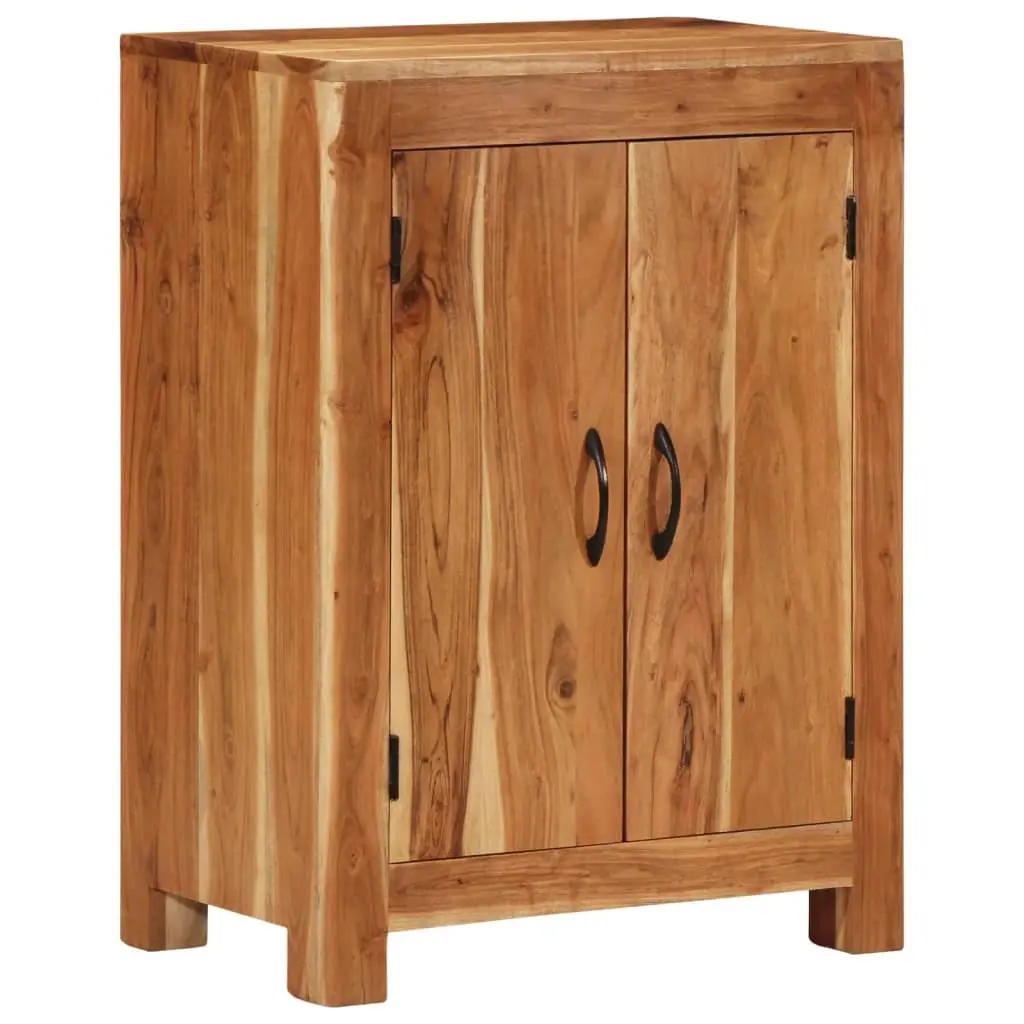 Credenza 55x35x75 cm in Legno Massello di Acacia