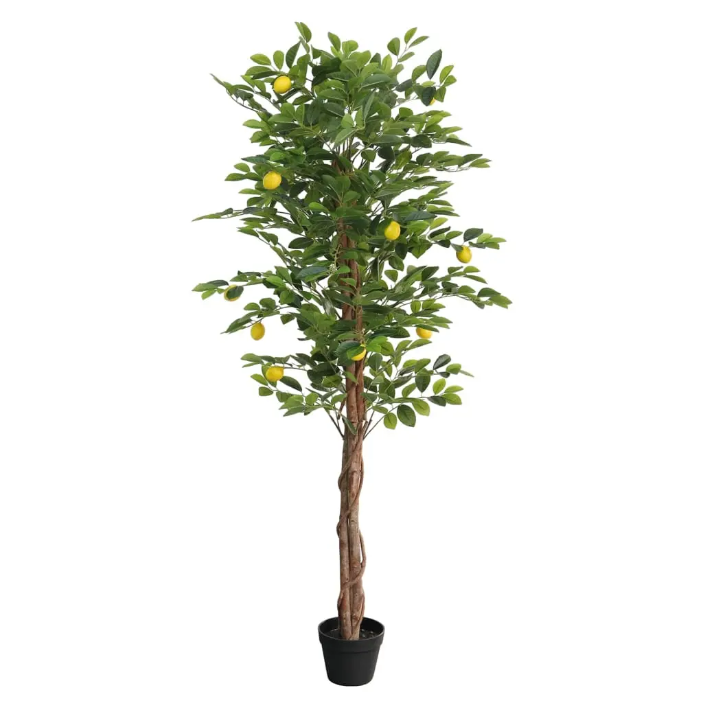 Albero Limoni Artificiale con 3 Tronchi Verde 180 cm in PP