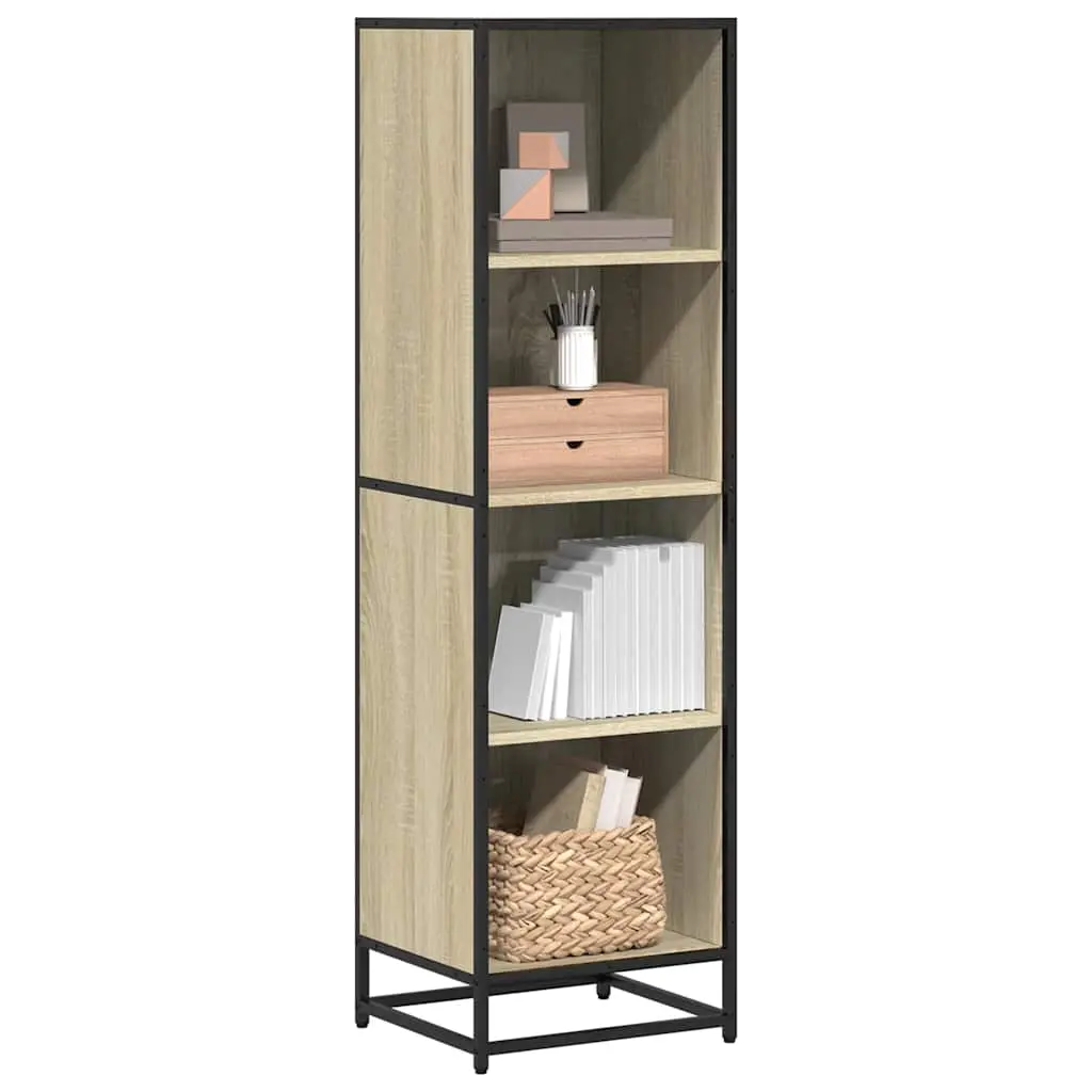 Libreria Rovere Sonoma 40x35x139 cm in Legno Multistrato