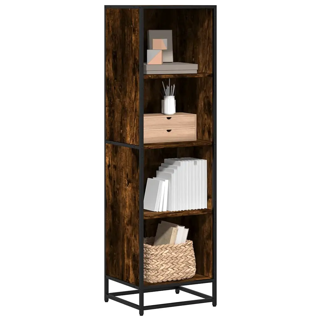 Libreria Rovere Fumo 40x35x139 cm in Truciolato