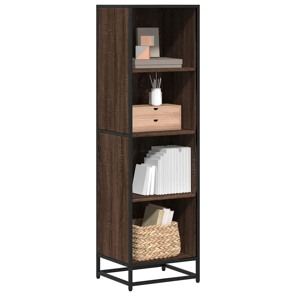 Libreria Rovere Marrone 40x35x139 cm in Legno Multistrato