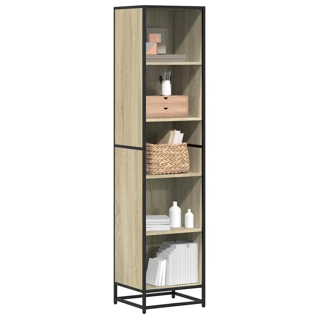 Libreria Rovere Sonoma 40x35x170,5 cm in Legno Multistrato