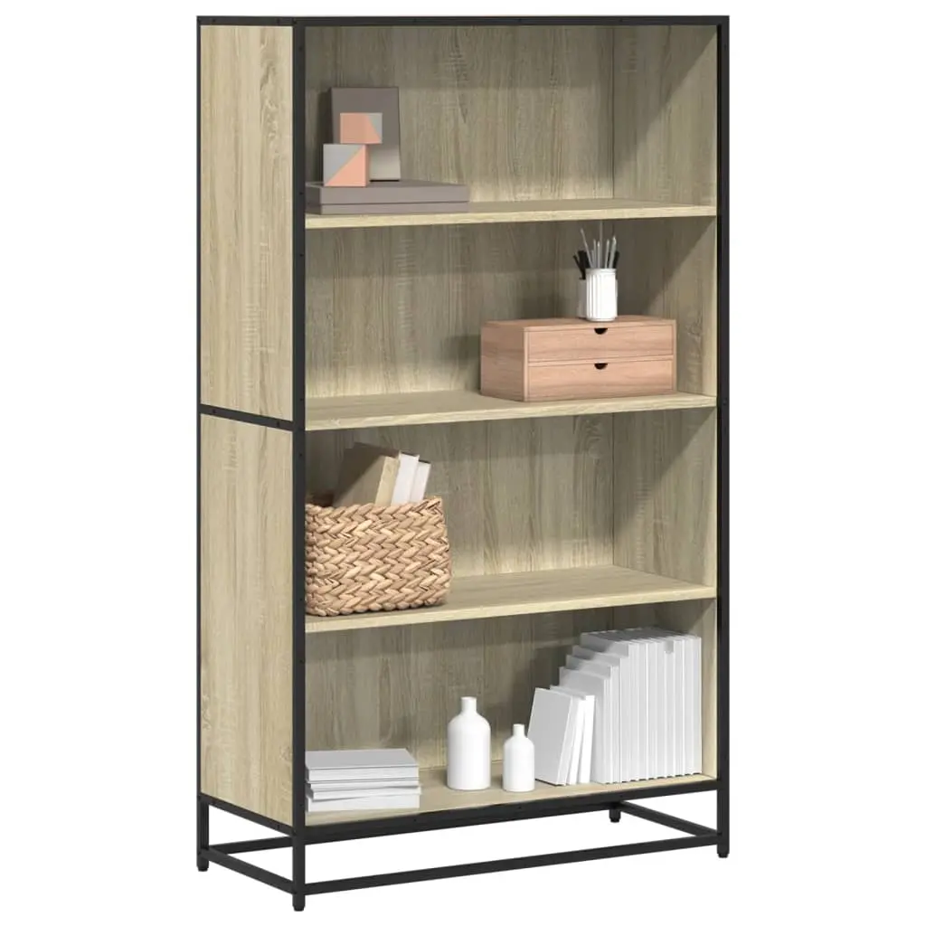 Libreria Rovere Sonoma 80,5x35x139 cm in Truciolato