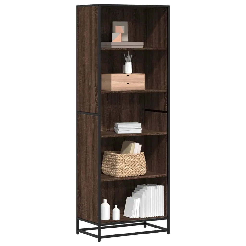 Libreria Rovere Marrone 60x35x170,5 cm in Truciolato