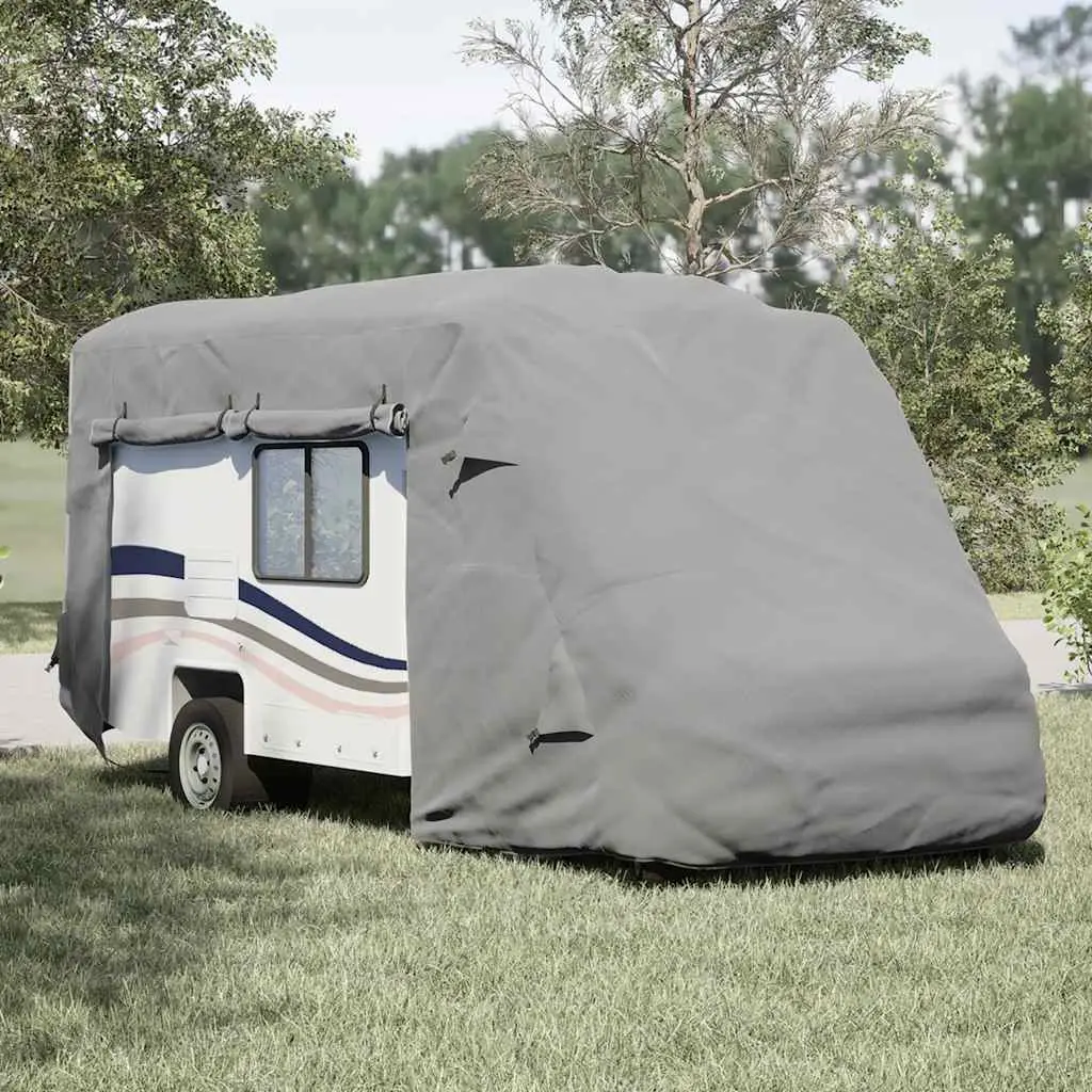 Telo per Camper Grigio 570x235x275 cm in Tessuto Non Tessuto