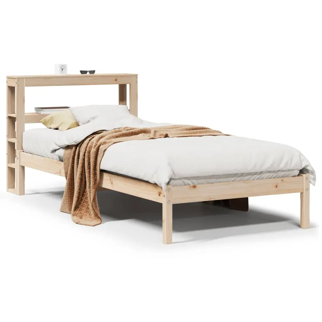 Letto senza Materasso 75x190 cm in Legno Massello Pino