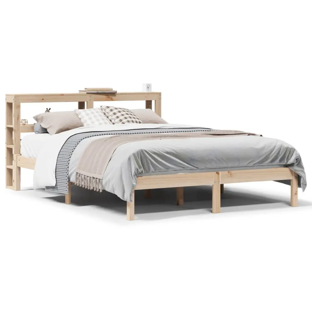 Letto senza Materasso 120x190 cm in Legno Massello di Pino