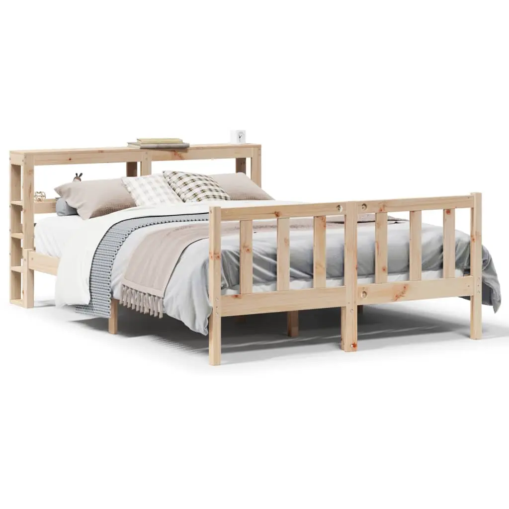 Letto senza Materasso 120x190 cm in Legno Massello di Pino