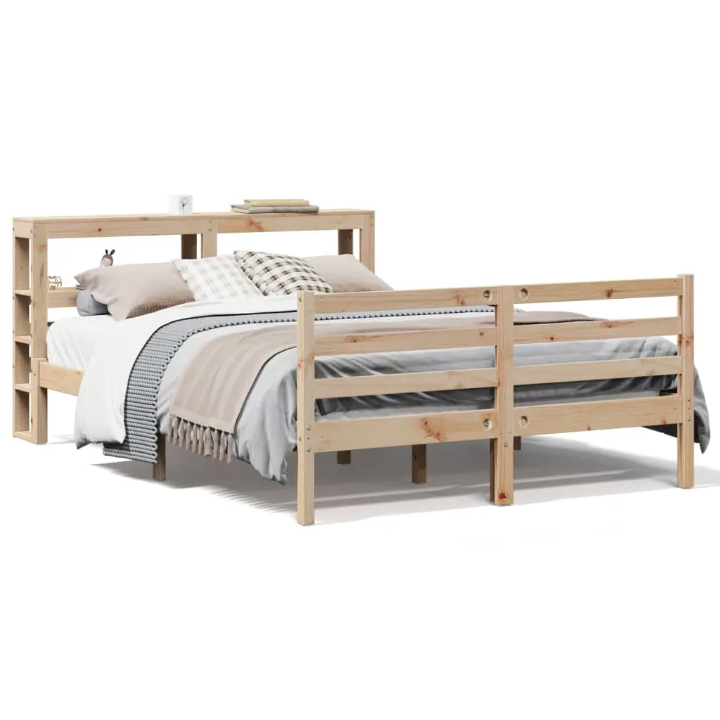 Letto senza Materasso 120x190 cm in Legno Massello di Pino