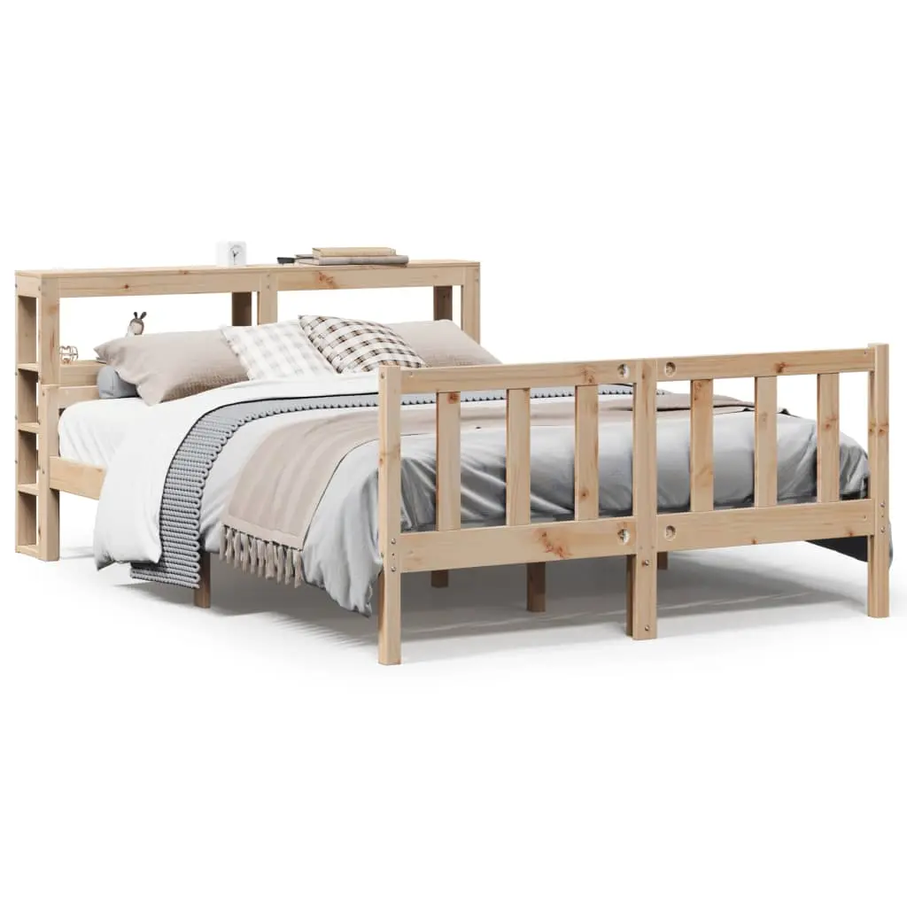 Letto senza Materasso 120x190 cm in Legno Massello di Pino