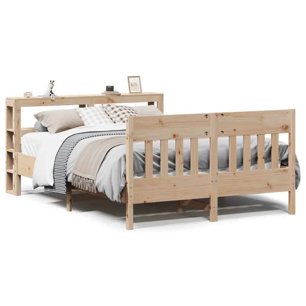 Letto senza Materasso 150x200 cm in Legno Massello di Pino