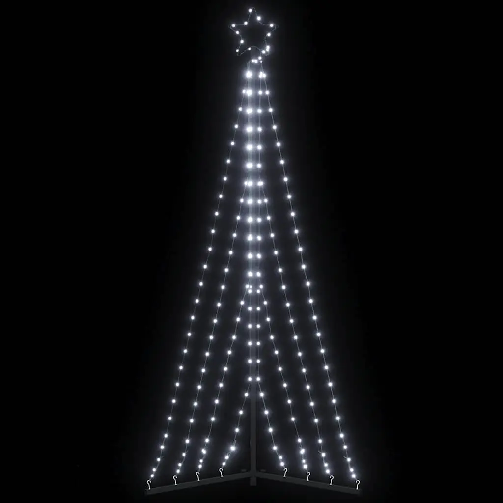 Illuminazione per Albero di Natale 339 LED Bianco Freddo 182 cm